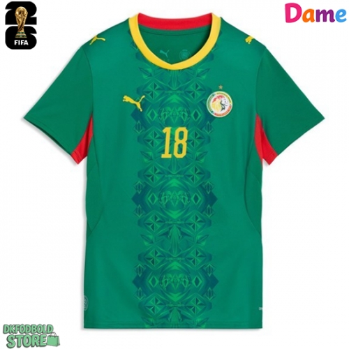 Senegal Ismaila Sarr #18 Replika Udebanetrøje Dame VM 2026 Kortærmet